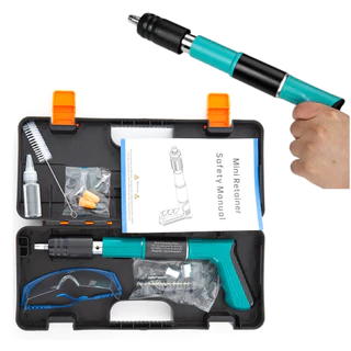 Kit Fixadora Finca Pino Pistola Profissional Ação Para Parede e metal Com Acessórios