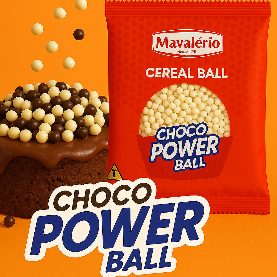 Choco Power Cereal Ball MICRO Sabor Chocolate Branco 300g - Para Bolos ...