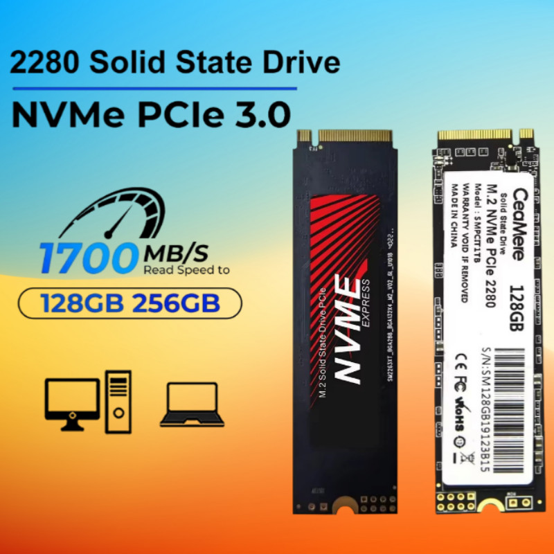 SSD Interno Para Notebook E Desktop M . 2 NVMe 1 TB PCIe 3.0 1700 ...