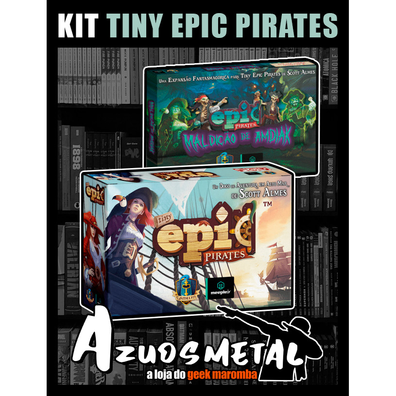 Kit Tiny Epic Pirates - Jogo de Tabuleiro [Board Game: MeepleBR]