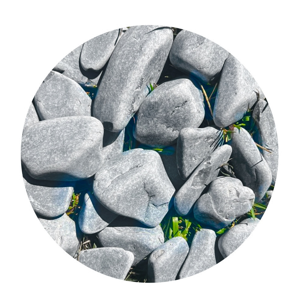 Pedra Seixo Cinza N°3 Calcário Para Vaso Jardim 10 kg | Shopee Brasil