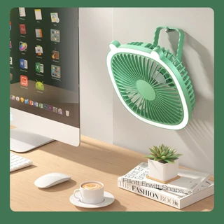 Ventilador Mesa USB Recarregável 3 Velocidades Super Desktop Cômoda PC