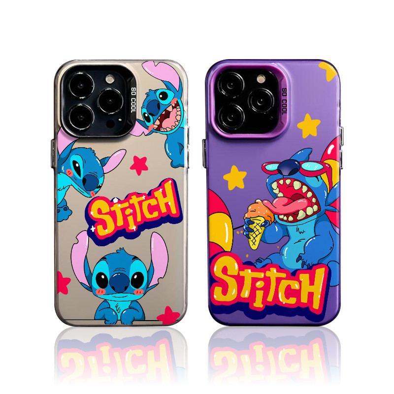 Capinha Capa Premium Fosco Telefone De Engra Ados Stitch Para Iphone