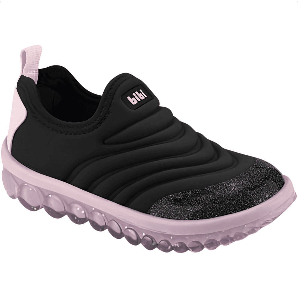 Tênis Infantil Bibi Roller 2.0 Calce Fácil Feminino Estiloso Glitter
