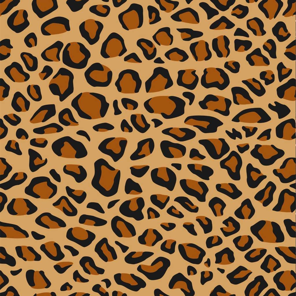 Papel de Parede Temático Estampa de Onça Pintada 2,50x0,50m