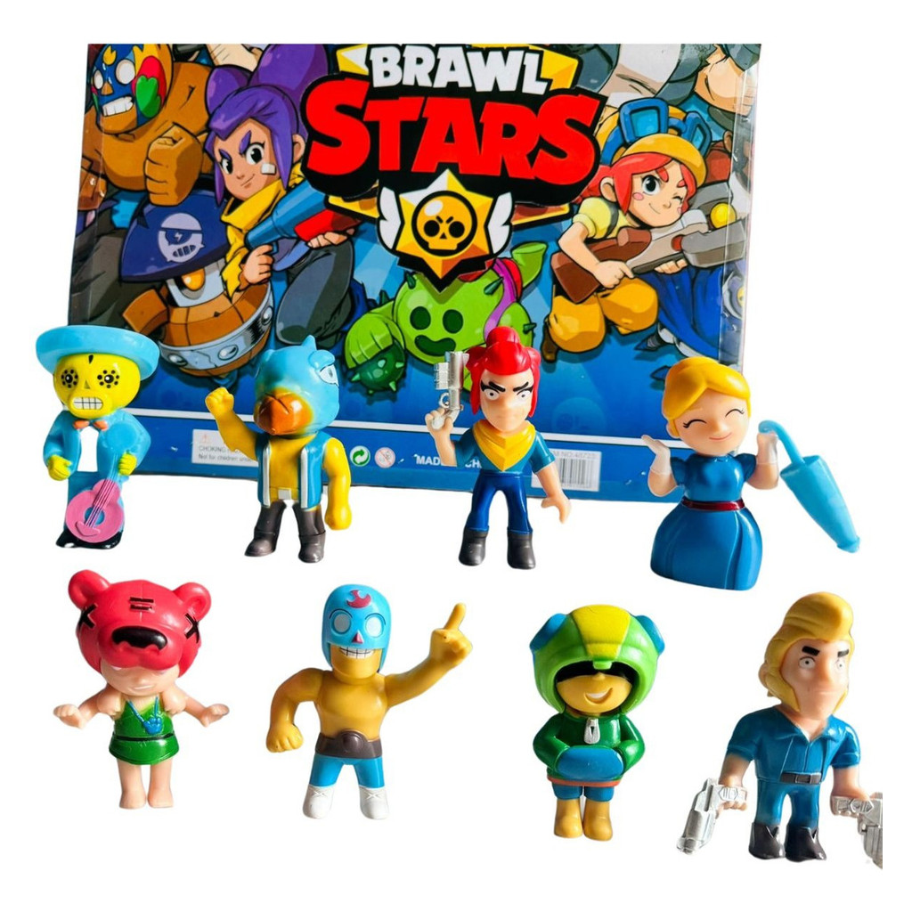 Bonecos Brawl Stars - Modelo Novo Brinquedo Criança | Shopee Brasil