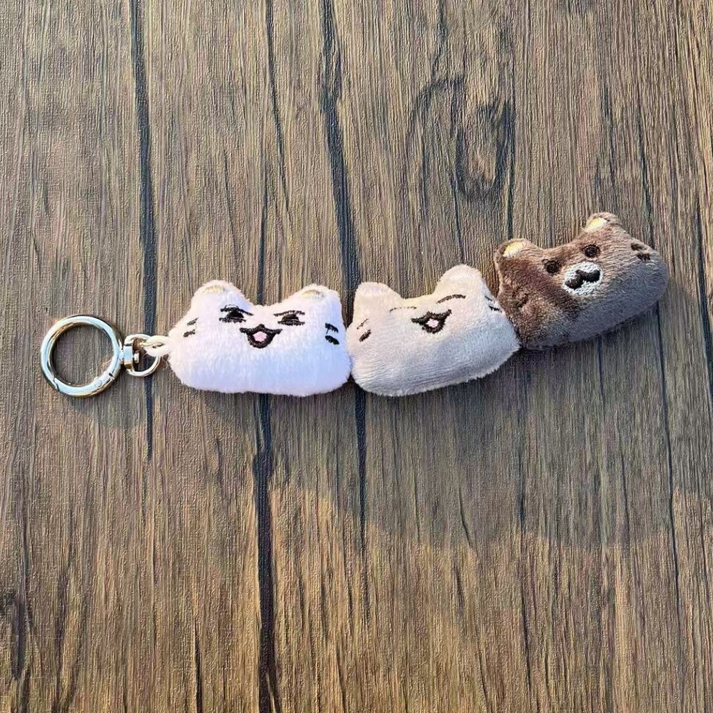 Kpop Dezessete Chaveiro De Pelúcia Rosto Charme Chaveiros