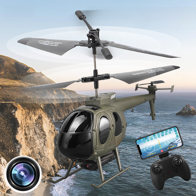 Helicóptero de controle remoto de 6 canais com carregamento USB e ...