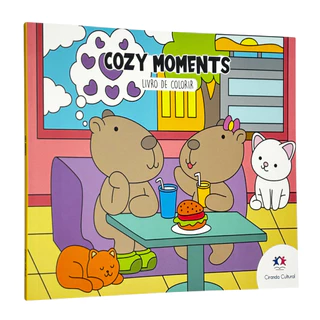 Cozy Moments - Estilo Bobbie Goods Comfy E Cozy Books - Livro Físico Para Colorir em Oferta na Shopee