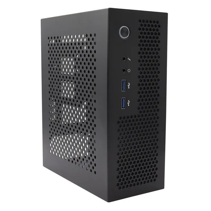 Gabinete de Computador HTPC Mini ITX, Chassi de PC para Jogos, Chassi ...