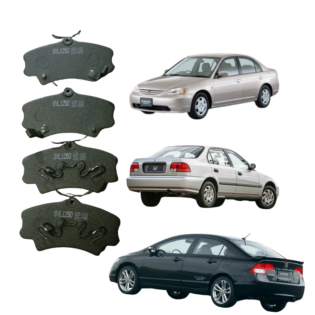 PASTILHA DE FREIO HONDA CIVIC 1.6 98 A 2001 CIVIC 1.7 2001 A 2006 E NEW CIVIC 1.8 2006 EM DIANTE