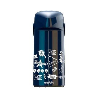Garrafa Térmica Aladdin Massima 1,8 Litros SAJ 3888 Vermelha/ Azul Escuro em Oferta na Shopee