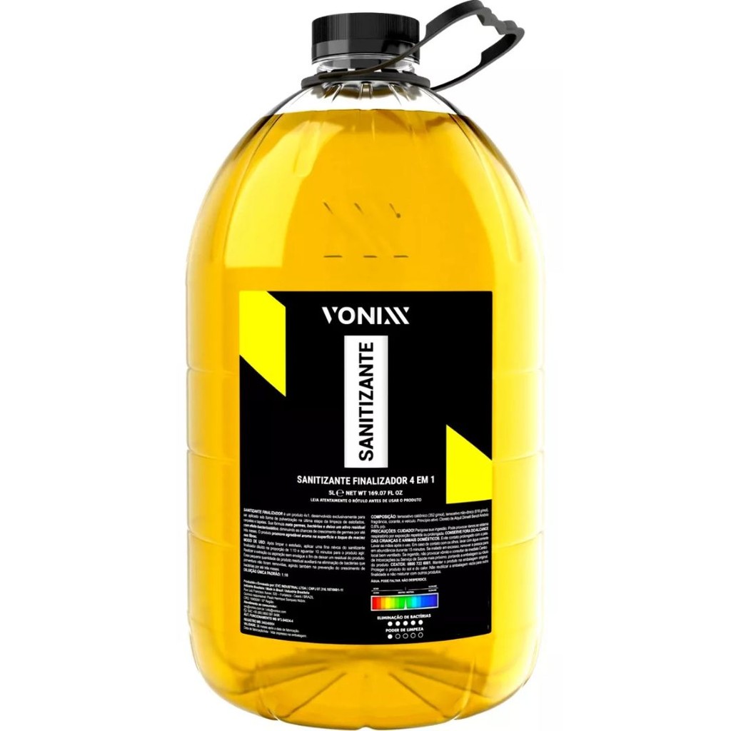 Sanitizante Finalizador Estofados Carpetes Tapetes Vonixx 5l