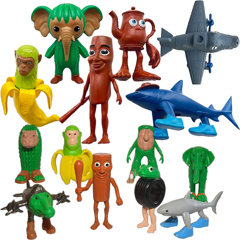 AYVRUOP Tung Tung Sahur Sammelkarten - 20 Stück Abstrakter Stil