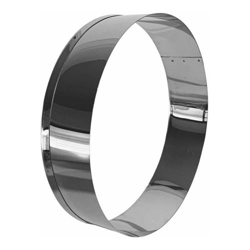 Aro Cortador 17 X 5 Redondo De Massa, Pão Hambúrguer Inox