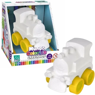 Brinquedo Mundo Colorido Trenzinho de Pintar 595 Super Toys