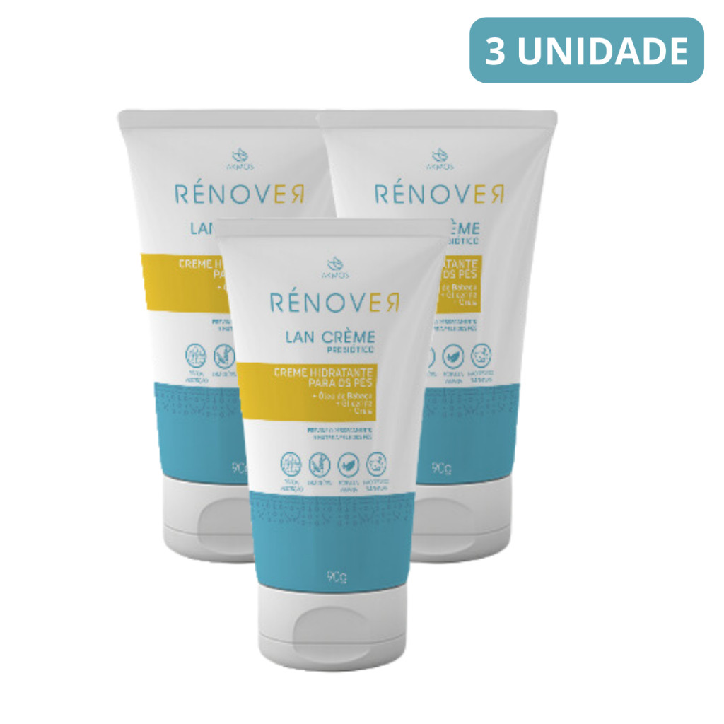 kit 3xSuper Hidratante Lan Creme Akmos. Anti Calos, Micose, Frieira ...