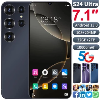 S24Ultra Smartphone 7.1 Polegadas Ultra Grande Capacidade 16GB + 1TB 4G Dual SIM 5G Celular Versão Global