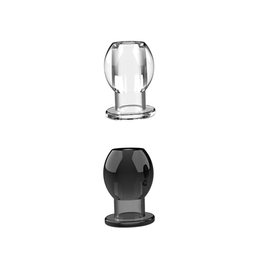 Plug Anal com Túnel Interno Vazado 6 Cm - Estimulação Intensa