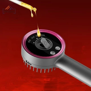 [Scarlett] al Red Blue Light Pente De Cabelo Massageador Aplicador De Óleo Escova Massageadora De Couro Cabeludo Para Cr