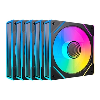 Kit Ventoinhas Acegeek Chroma, ARGB, 5x120mm, Preto, AG-CHROMA5X1-BK em Oferta na Shopee