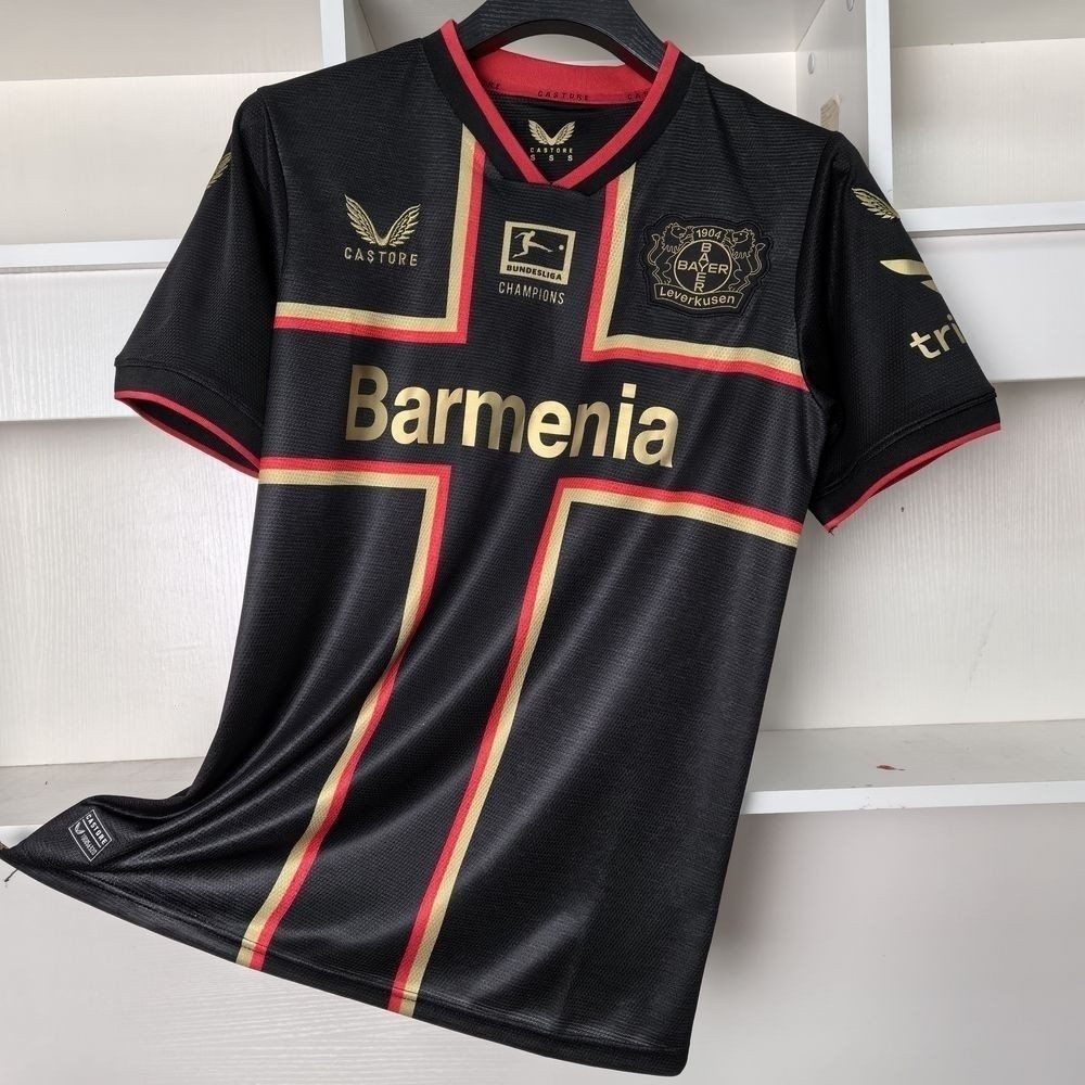 24-25 Leverkusen Jersey Camiseta Especial Camisa De Futebol Preta