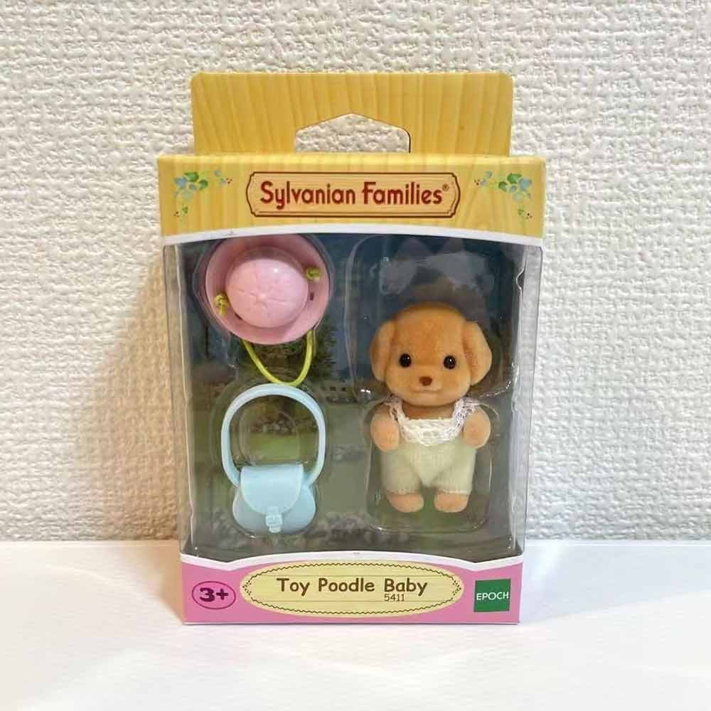 Sylvanian Families Baby-Pudel Puppe – Original Japanischer Import, Niedliches Sammler-Spielzeug