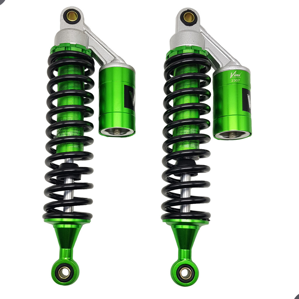 Par Amortecedor Universal Vini Racing Verde Até 200cc