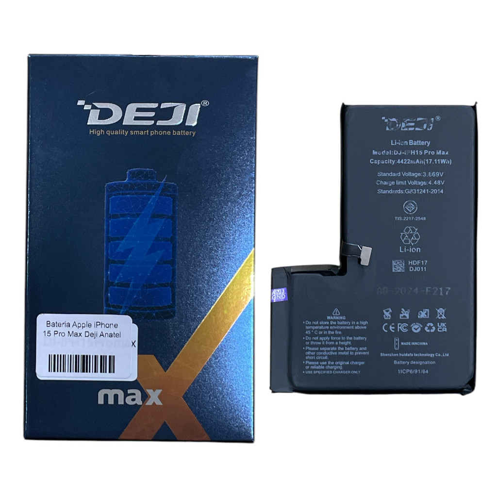 Bateria Apple iPhone 15 Pro Max Deji Anatel Original. | Shopee Brasil
