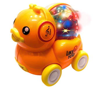 Brinquedo Patinho a Fricção Divertido Colorido - Castela