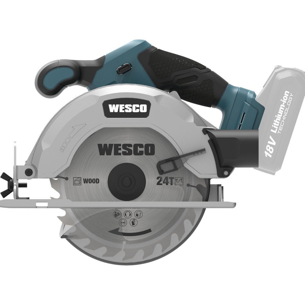Serra Circular a Bateria 18V Wesco WS2408.9