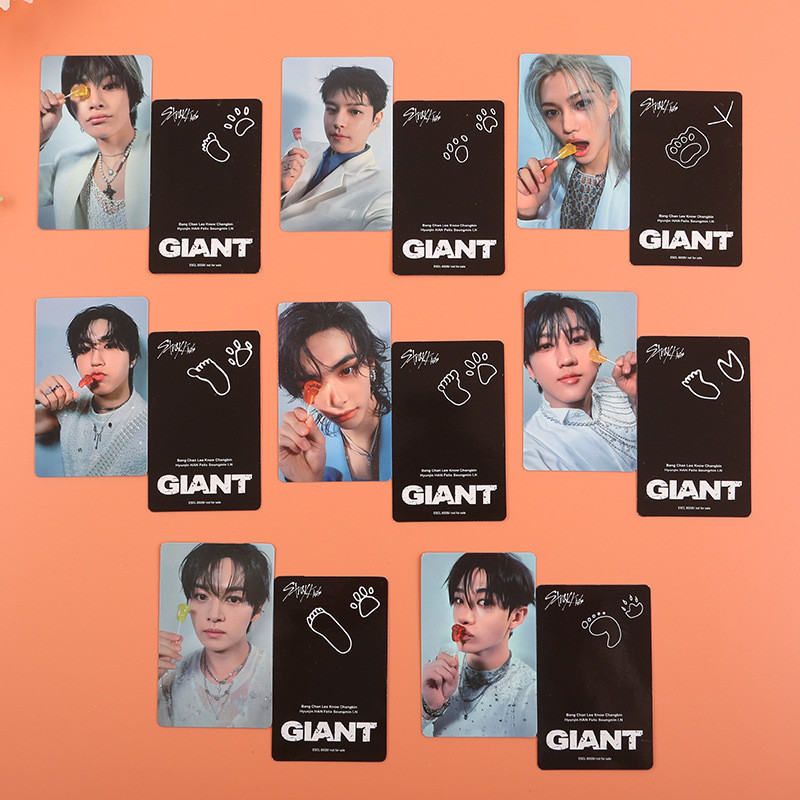 Kpop Idol Stray Kids Japão Álbum Gigante Photocards Skz Member