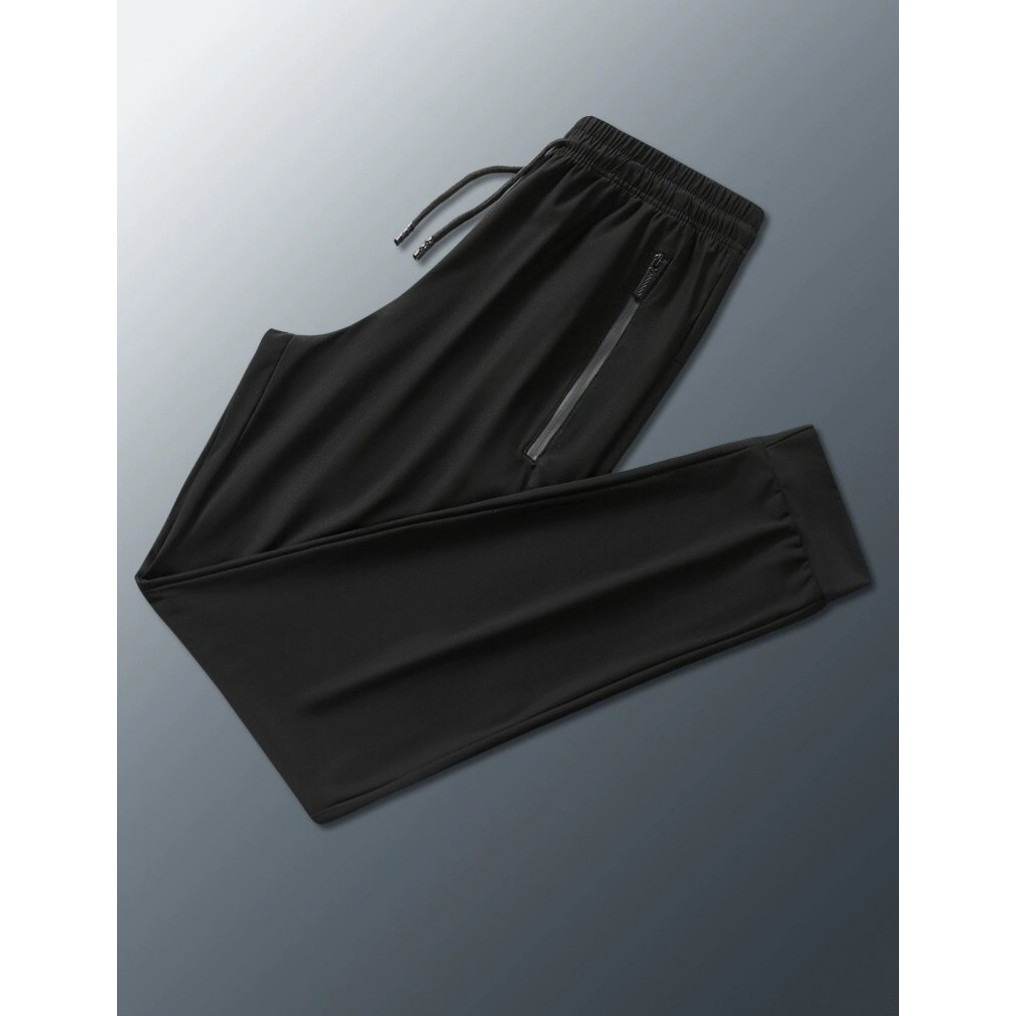 Calça Jogger Preta Masculina Dry Fit Com Fitas Esportiva PROMOÇÃO lançamento