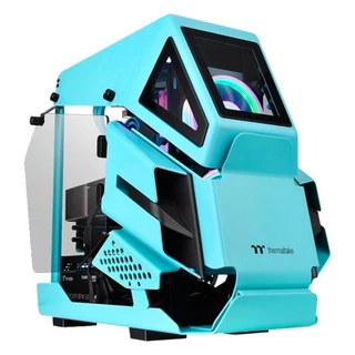 Gabinete Gamer Thermaltake AH T200 Azul Turquesa Micro Case -CA-1R4-00SBWN-00
