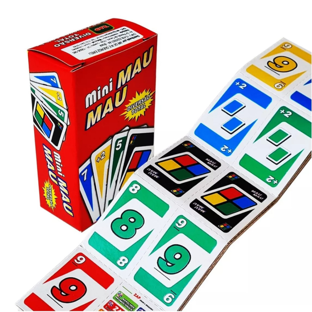 MINI JOGO MAU MAU C/ 1 UN | Shopee Brasil
