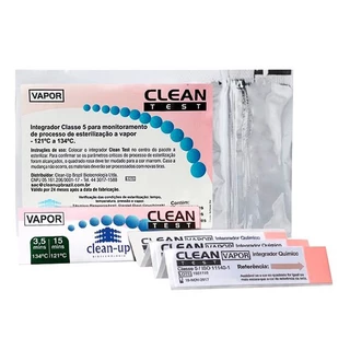 Integrador Indicador Químico Classe 5 Para Autoclave Com 250 Clean UP em Oferta na Shopee