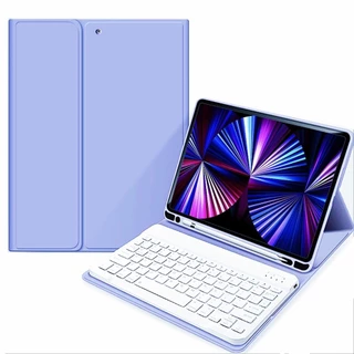 Capa Para Tablet SAM S7/S8/S9/S9FE , S9+,A9+ ,S6LITE Teclado De Bluetooth Sem Fio Com Slot De Lápis