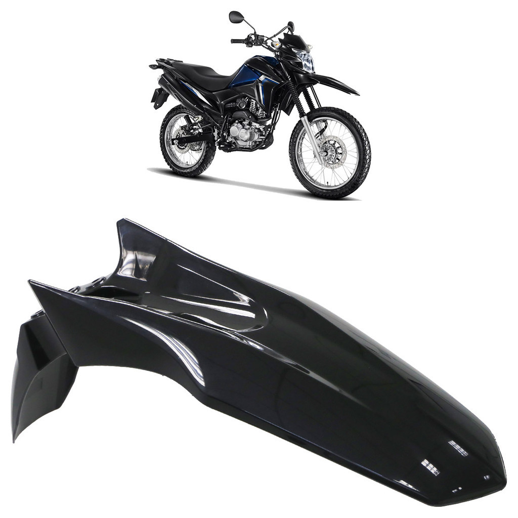 Paralama Dianteiro NXR 160 Bros 2022 2023 2024 Preto | Shopee Brasil