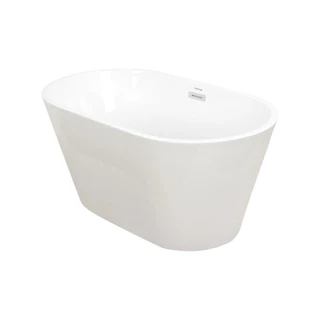 Banheira Freestanding Imersao Aragonita Pingoo - Branco em Oferta na Shopee