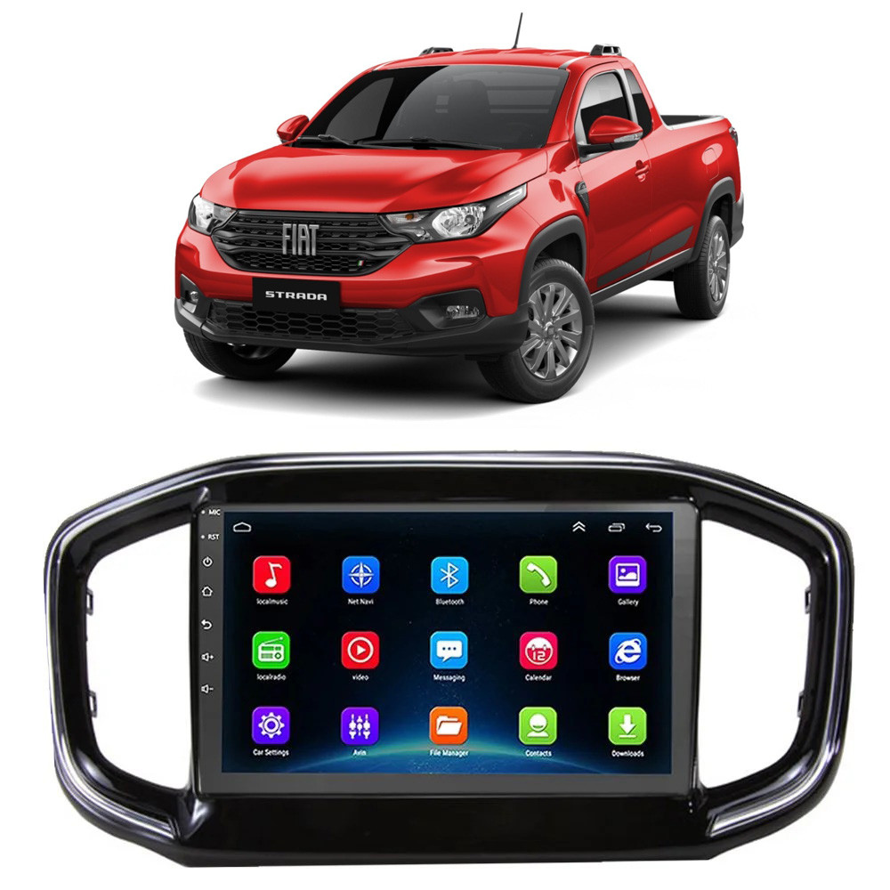 Kit Multimídia Strada Endurance 2020 / 2025 Android 9 Pol 2/32Gb ...