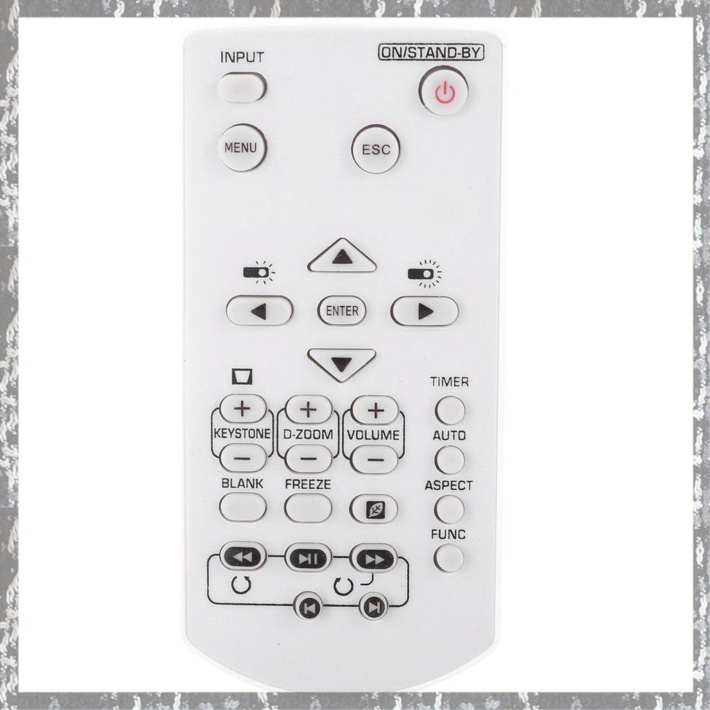 Topiky Telecomando Sostitutivo YT-130 Per Proiettori CASIO XJ-A142, A147, A242, A247 - Telecomando Originale ABS Con Pulsanti Sensibili