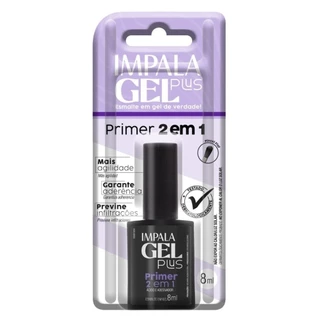 Esmalte Impala Gel Plus Primer 2 em 1 Blister 8ml em Oferta na Shopee