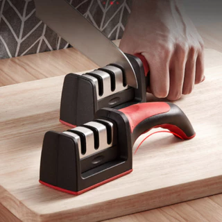 Amolador Afiador De Facas Em Aço Inox Com 3 Afiadores Amolador De Facas Profissional Promoção em Oferta na Shopee