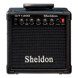 Amplificador Guitarra Sheldon Gt1200 15 Watts Cubo Preto