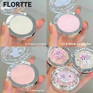 Destaque FLORTTE BUNNY Joint Monochrome Highlighter Naturalmente Ilumina Facial Cosméticos Highlighter Face Destaque Con