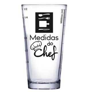 Copo De Vidro Medidor Preparo De Receitas Vidro para Receitas Fácila