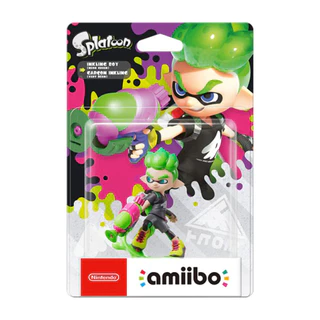 Amiibo Inkling Boy Neon Green - Splatoon Collection