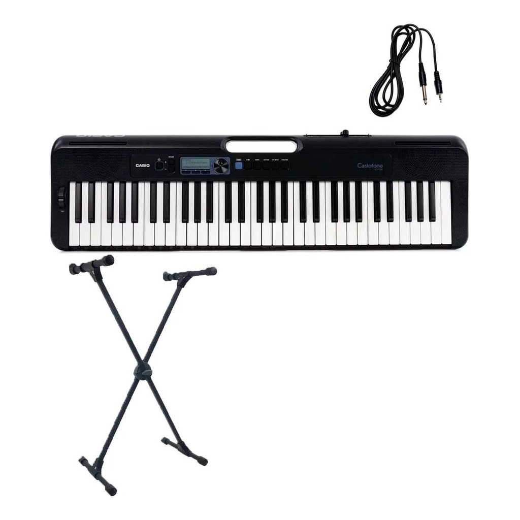 Teclado Casio Casiotone Ct-s300 61 Teclas Preto +suporte | Shopee