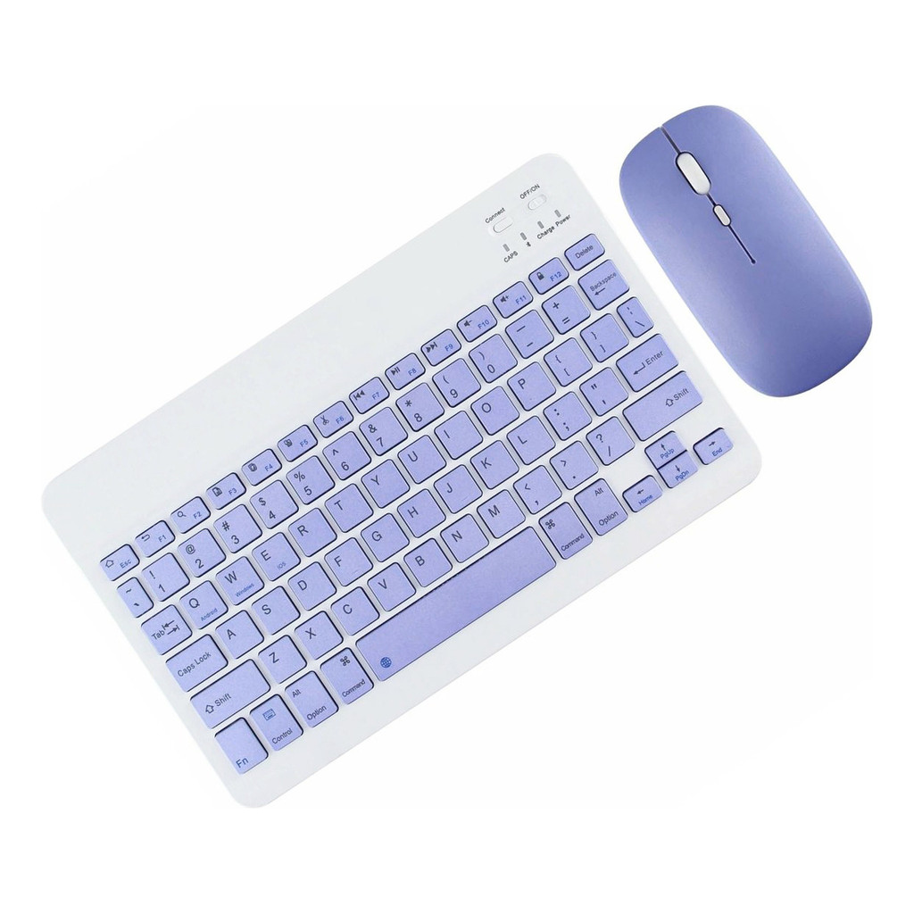 Kit Teclado Mouse iPad Pro 13 2024 iPad Pro 11 M4 Recarregável Sem