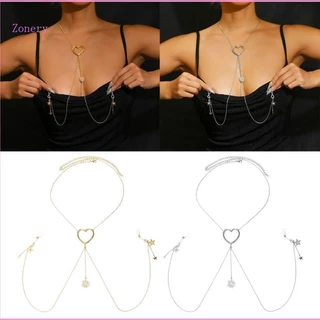 Zone Star Dangle Piercing Anéis Mamilo Corrente Corporal Pingente Joias Corporais